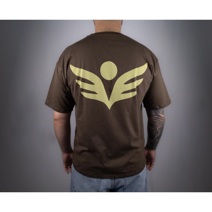 Camiseta Beyong Life marrón